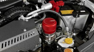 Subaru WRX Oil Filter Cover - Perrin Performance - Red - `15-`25 Subaru WRX Oil Filter Cover - Perrin Performance - Red - `15-`25